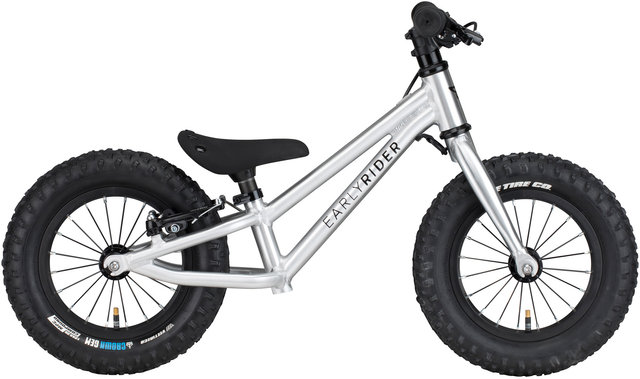 EARLY RIDER Big Foot 12" Kinder Laufrad - brushed aluminium/universal