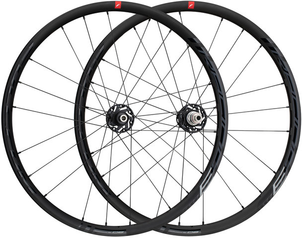 Fulcrum Juego de ruedas Racing 3 DB C19 Disc Center Lock - negro/Juego 28" (RD 12x100 + RT 12x142) SRAM XDR