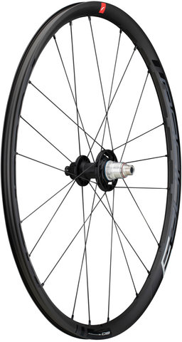 Fulcrum Juego de ruedas Racing 3 DB C19 Disc Center Lock - negro/Juego 28" (RD 12x100 + RT 12x142) SRAM XDR