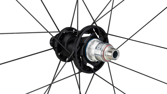 Fulcrum Juego de ruedas Racing 3 DB C19 Disc Center Lock - negro/Juego 28" (RD 12x100 + RT 12x142) SRAM XDR