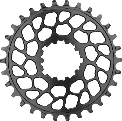 absoluteBLACK Plato Round para SRAM Direct Mount 0 mm Offset - black/30 