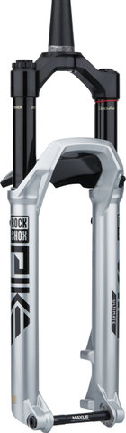 RockShox Suspension Fork - gloss silver/130 mm/44 mm/1 1/8" - 1,5" tapered/29"/110 mm/15 mm Thru Axle