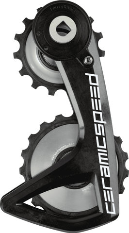 CeramicSpeed OSPW RS ALPHA SRAM Force E1/Rival E1 Silver TEAM Logo pulley wheels - silver team | 14 teeth (guide pulley), 20 teeth (tension pulley)