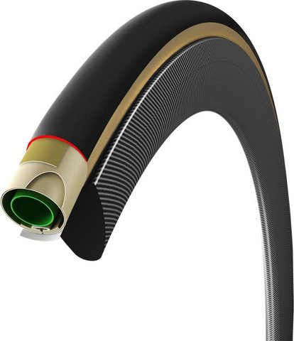 Vittoria Pista Speed Tubular Schlauchreifen - schwarz-tan | 23 mm | 23-622