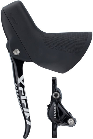 SRAM Freno de disco hidr. Apex 1 HRD c. maneta de cambios/frenosDoubleTap® - black/rueda delantera izq.