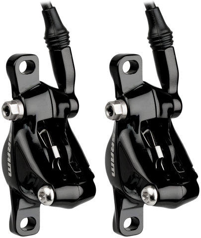 SRAM Apex 1 HRD v+h Set Scheibenbremse hydr.m.DoubleTap® Schalt-/Bremsgriff - black/Satz (VR + HR)