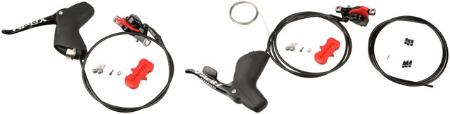 Set Freins à Disque Hydrauliques av+arr Apex 1 HRD Levier DoubleTap® - black/set (roue avant et arrière)