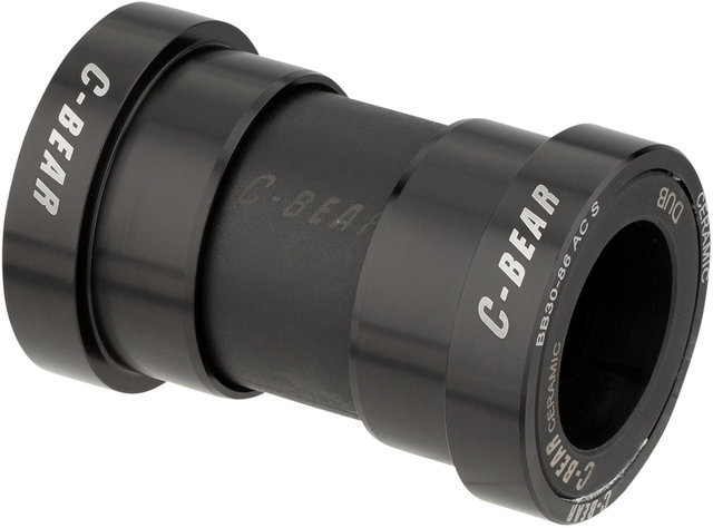 C-BEAR BB30 SRAM DUB MTB / Cyclocross Bottom Bracket, 42 x 68/73 mm - black/BB30