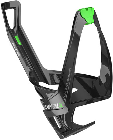 Elite Cannibal XC Flaschenhalter - schwarz-grün glänzend/universal