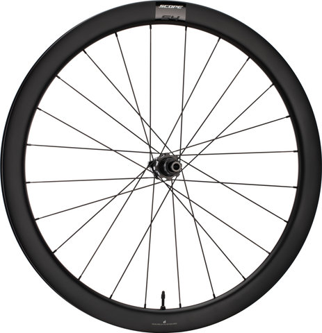 Scope Cycling Juego de ruedas S4 Disc Center-Lock 28'' - black | 142 mm | 100 mm | 28" | SRAM XDR