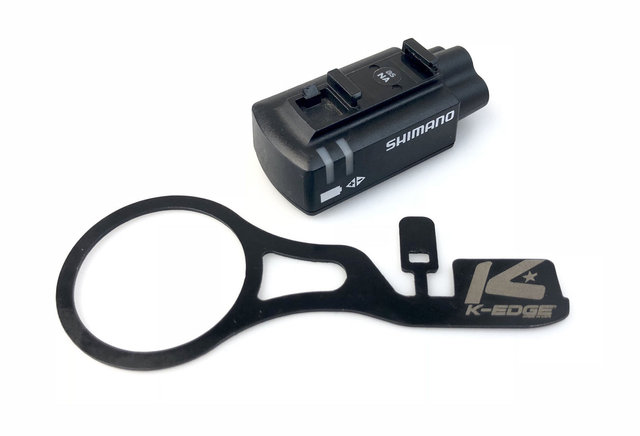 K-EDGE Soporte de potencia para caja de distribución Shimano Di2 - black/universal