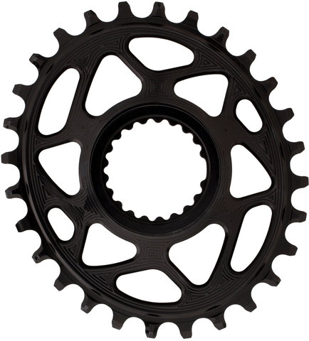 absoluteBLACK Oval Chainring for Shimano DM M9100 /M8100 /M7100/M6100 /HG+ 12-speed - black/28 tooth