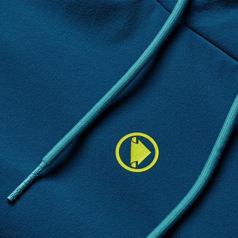 Endura Trailster Tech Hoodie - barra blue | XXL