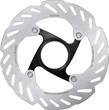 Shimano Disque de frein RT-CL700 Center Lock - argenté-noir/140 mm