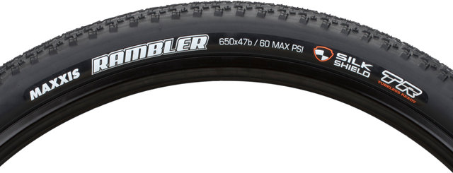 Maxxis Cubierta plegable Rambler Dual Silkshield TR 27,5" - negro/27.5 /47 /47-584/1.75 