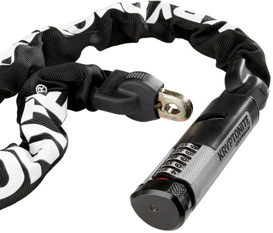 Kryptonite Chaîne Antivol Kryptolok 990 Combo Integrated Chain - noir-argenté/90 cm