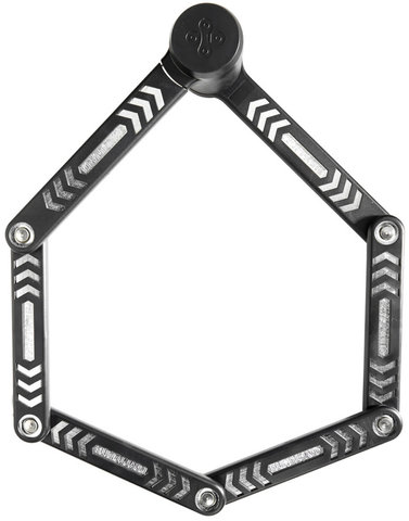 Kryptonite Kryptolok 685 Folding Lock - black-silver/85 cm