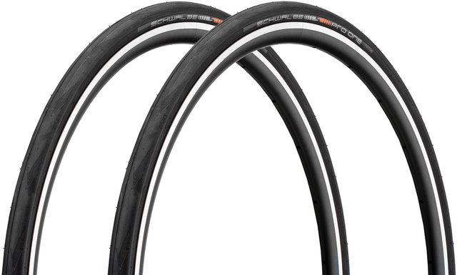 Pro One Evolution ADDIX Super Race 28" Folding Tyre Set - black/25-622 (700x25c)
