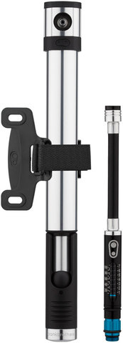 crankbrothers Klic HV Mini-pump w/ Gauge - silver/universal