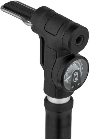 crankbrothers Sterling Minipumpe mit Manometer - midnight/universal