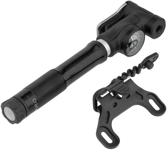 crankbrothers Mini bomba Sterling con manómetro - midnight/universal