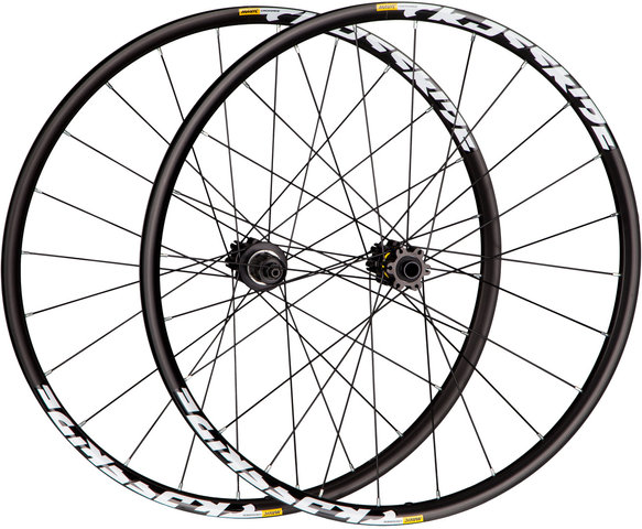 Mavic Crossride FTS-X 6-bolt Disc 27.5" Wheelset - black/27.5" set (front 15x100 + rear 10x135) Shimano