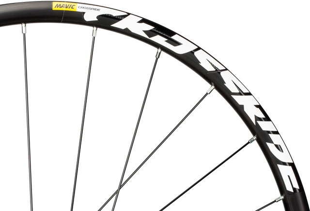 Mavic Juego de ruedas Crossride FTS-X Disc 6 agujeros 27,5" - negro/27,5" set (RD 15x100 + RT 10x135) Shimano