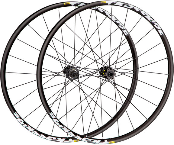 Mavic Crossride FTS-X 6-bolt Disc 29" Wheelset - black/29" set (front 15x100 + rear 10x135) Shimano