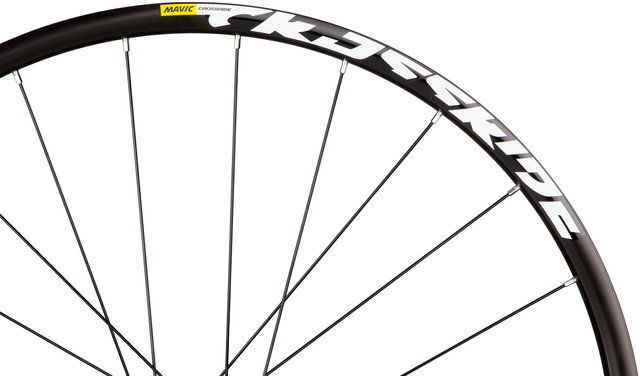 Mavic Juego de ruedas Crossride FTS-X Disc 6 agujeros 29" - negro/29" set (RD 15x100 + RT 10x135) Shimano