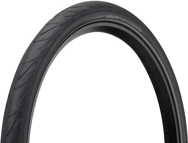 Schwalbe Cubierta plegable Marathon Supreme Evolution V-Guard 26" - negro-reflejante/26x2,0 (50-559)