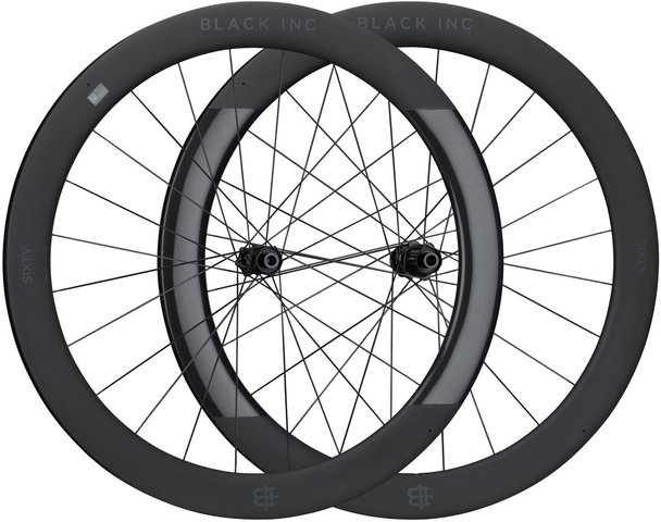 Black Inc Sixty All-Road Center Lock Disc Carbon 28" Wheelset - black/28" set (front 12x100 + rear 12x142) Shimano