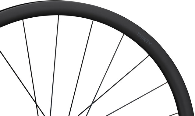 Set de Roues en Carbone Thirty All-Road Disc Center Lock 28" - black/Set de 28" (avant 12x100 + arrière 12x142) Shimano