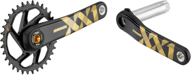 SRAM XX1 Eagle Boost Direct Mount DUB 12-fach Kurbelgarnitur - gold/175,0 mm 34 Zähne