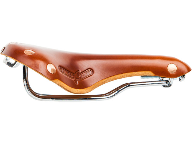 Swift Chrome Saddle - honey brown/150 mm