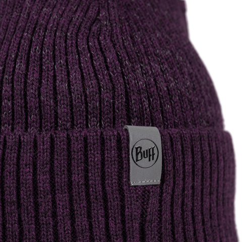 BUFF Gorro Merino Active Beanie - solid shadow purple/one size