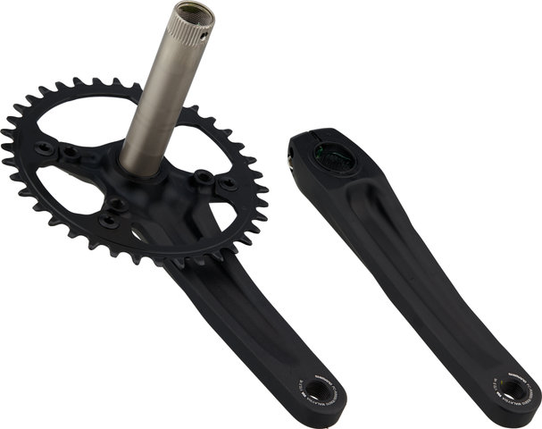 Shimano GRX Kurbelgarnitur FC-RX610-1 Hollowtech II - schwarz/172,5 mm 38 Zähne