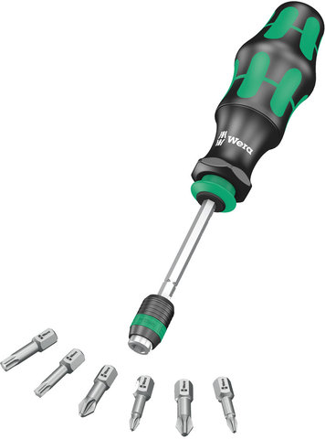 Wera Destornillador Kraftform Kompakt 25 con estuche - negro-verde/universal