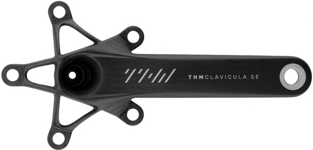 THM-Carbones Biela Clavicula SE Compact - carbono mate/172,5 mm