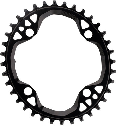 absoluteBLACK Plateau Ovale 1X pour 104 BCD / Shimano HG+ 12 vitesses - black/36 dents