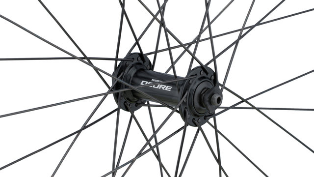 Juego de ruedas DT Swiss 535 + Shimano T3000 / DH-C3000 26" - negro/26" set (RD 9x100 + RT 10x135) Shimano