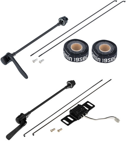 Juego de ruedas DT Swiss 535 + Shimano T3000 / DH-C3000 26" - negro/26" set (RD 9x100 + RT 10x135) Shimano