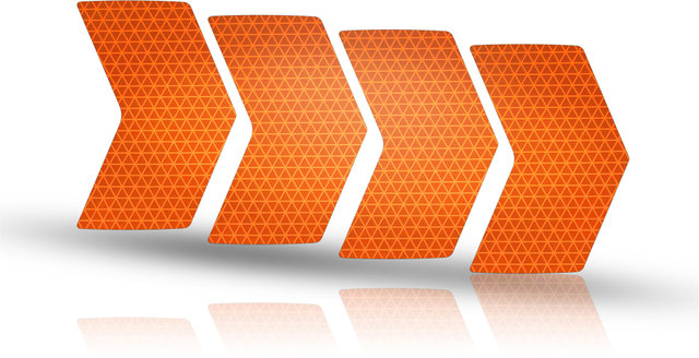 Set de Réflecteurs pour Jantes re:flex - bright orange/universal