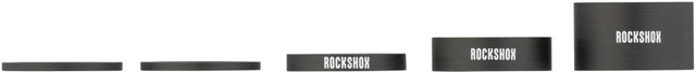 RockShox Set Headset Spacer UD Carbon 5 piezas - UD Carbon-gloss white/universal
