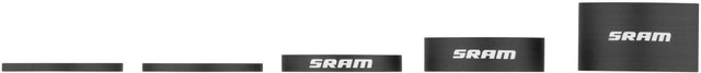 SRAM Set d'Entretoises pour Direction Headset Spacer Carbone UD 5 pièces - black-white/universal