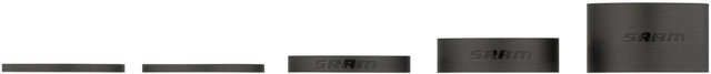 Set Headset Spacer UD Carbon de 5 piezas - black-black/universal