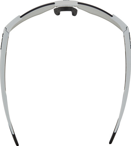 uvex pace perform S V Sports Glasses - white matte/litemirror silver
