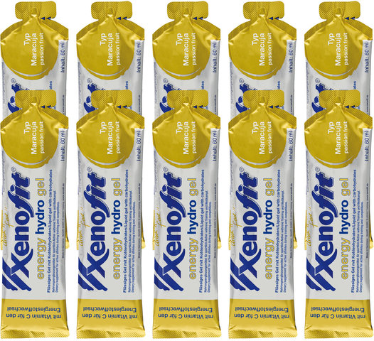 energy hydro Gel - 10 Stück - maracuja/600 ml
