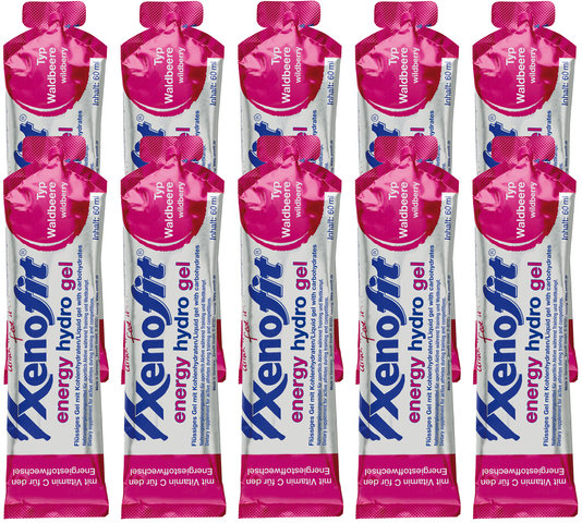 energy hydro Gel - 10 Stück - waldbeere/600 ml
