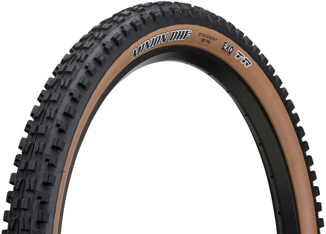 Maxxis Minion DHF Dual EXO WT TR Skinwall 27.5" Folding Tyre - skinwall/27.5x2.5