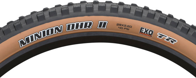 Maxxis Minion DHR II Dual EXO WT TR Skinwall 29+ Folding Tyre - skinwall/29x2.60